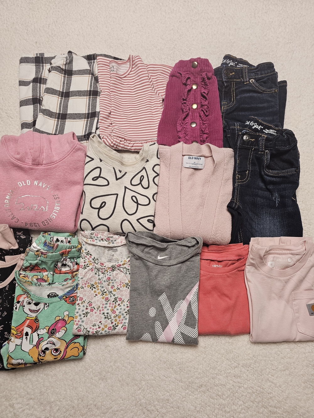 Bundle 16Pcs Girls 4T Fall Winter Clothes